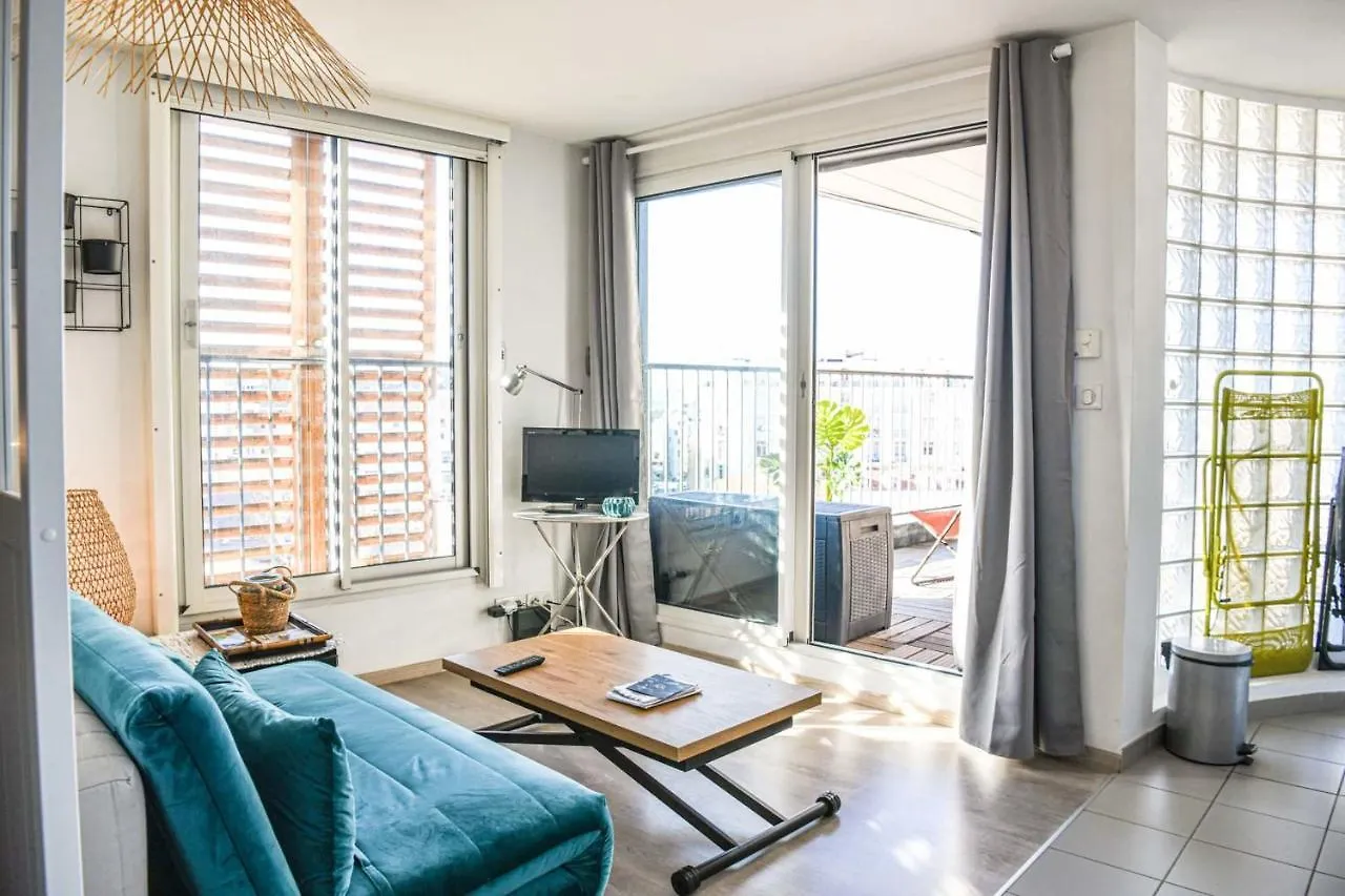Bail Mobilite - Studio Cosy Avec Terrasse Et Vue Marseille 0*,