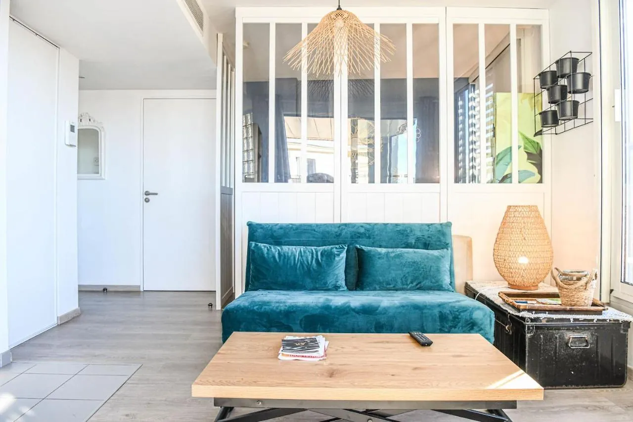 Bail Mobilite - Studio Cosy Avec Terrasse Et Vue Marseille Apartment